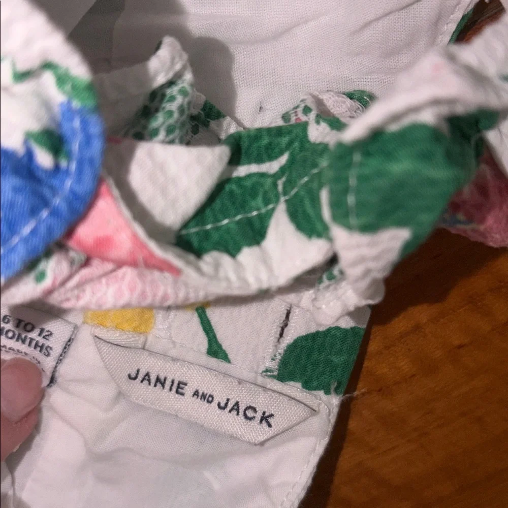 GAP Baby Romper set bundle lot Janie and jack 12 18 24 month White Blue - Picture 9 of 9